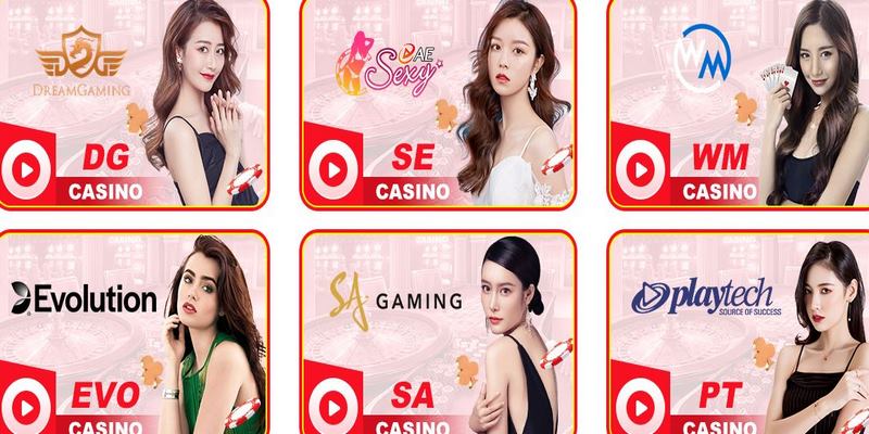 Đa dạng sảnh cung cấp dịch vụ đỉnh cao cùng casino J88